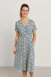 Seasalt Coastwatch Dress - Primrose Blooms Freshwater Hay