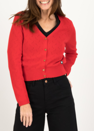 Blutsgeschwister Save the World stunning red knit