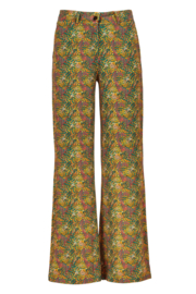 LaLamour Sue Trousers Straight Mercy Fall green