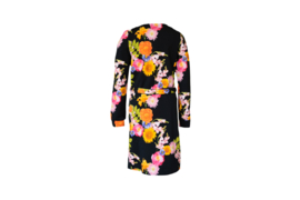 Mooi Vrolijk Dress Chic - Black Flowers