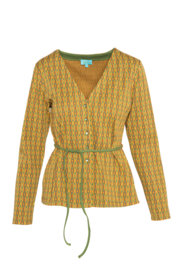 LaLamour Cardigan Eye Green/Yellow