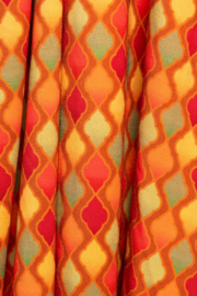 LaLamour Classic Wrap Dress Short Sleeve orient umber orange