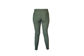 Mooi Vrolijk Trouser Relax - Dark Green with White Dots