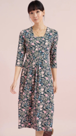 Seasalt Seed Packet Midi Dress folkloric floral martime