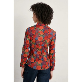 Seasalt Larissa Shirt dahlia bed maritime