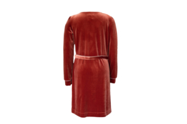 Mooi Vrolijk Dress Chic - Basic Rust Steam Velvet