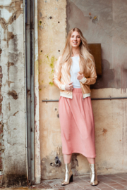 Mooi Vrolijk Skirt Long Plissee Old Pink