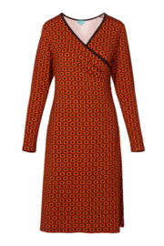 LaLamour Classic Wrap Dress Retro umbre