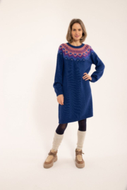 Danefae Danesukkertop Wool Sweater Dress deep marine