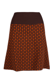 LaLamour A-line Skirt BB Check brown umbre