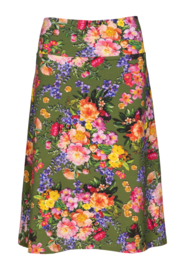 LaLamour A-Line Skirt Calf Length Green