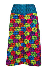 LaLamour A-line Skirt Calf Length Fiesta multi