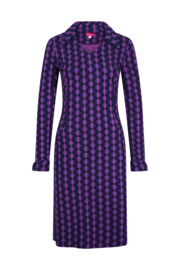 Tante Betsy Dress Titia Geo Mod purple