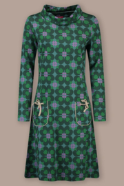 Tante Betsy Dress Retro Shift Leafy Green