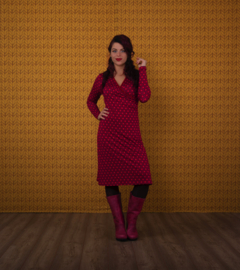 LaLamour Classic Wrap Dress Retro red