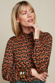 King Louie Carina Blouse Quentin black