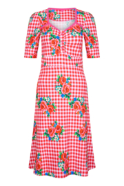 Tante Betsy Dress Lola Cottage Rose Red