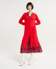 SURKANA Long and Wide Dress volume sleeves red