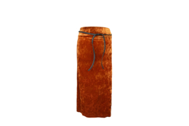 Mooi Vrolijk Skirt Nice Long - Basic Camel Steam Velvet