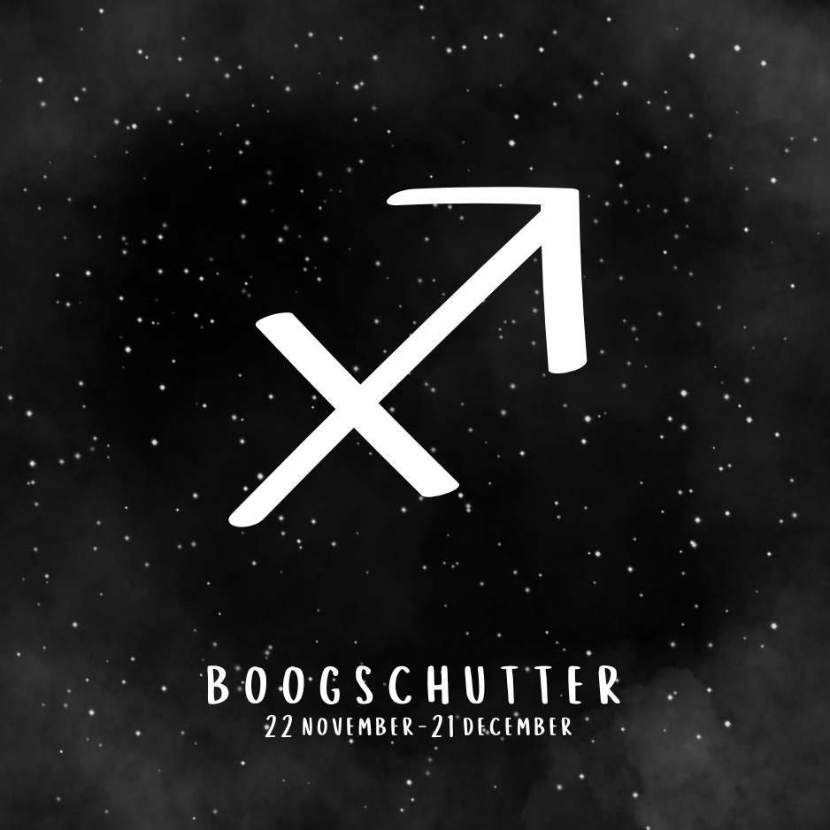 87. ''Boogschutter'' Zwart/Wit