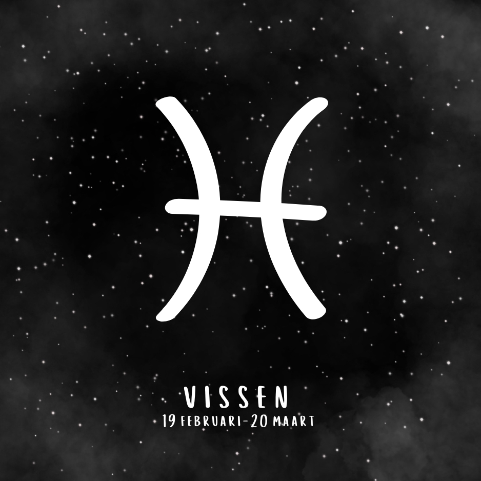 90. ''Vissen'' Zwart/Wit