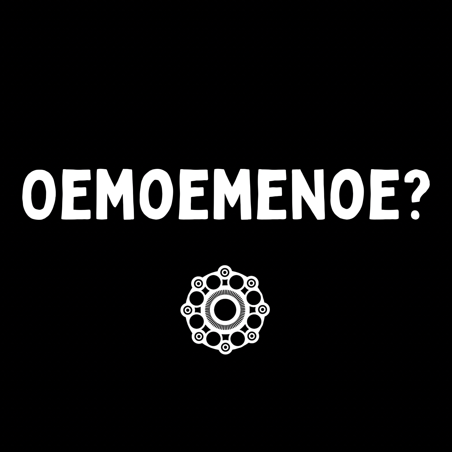 76. ''Oemoemenoe'' Zwart/Wit