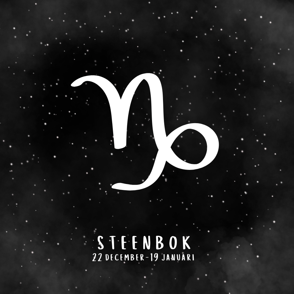 91. ''Steenbok'' Zwart/Wit