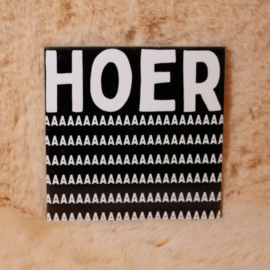 35. ''Hoera'' Zwart/Wit