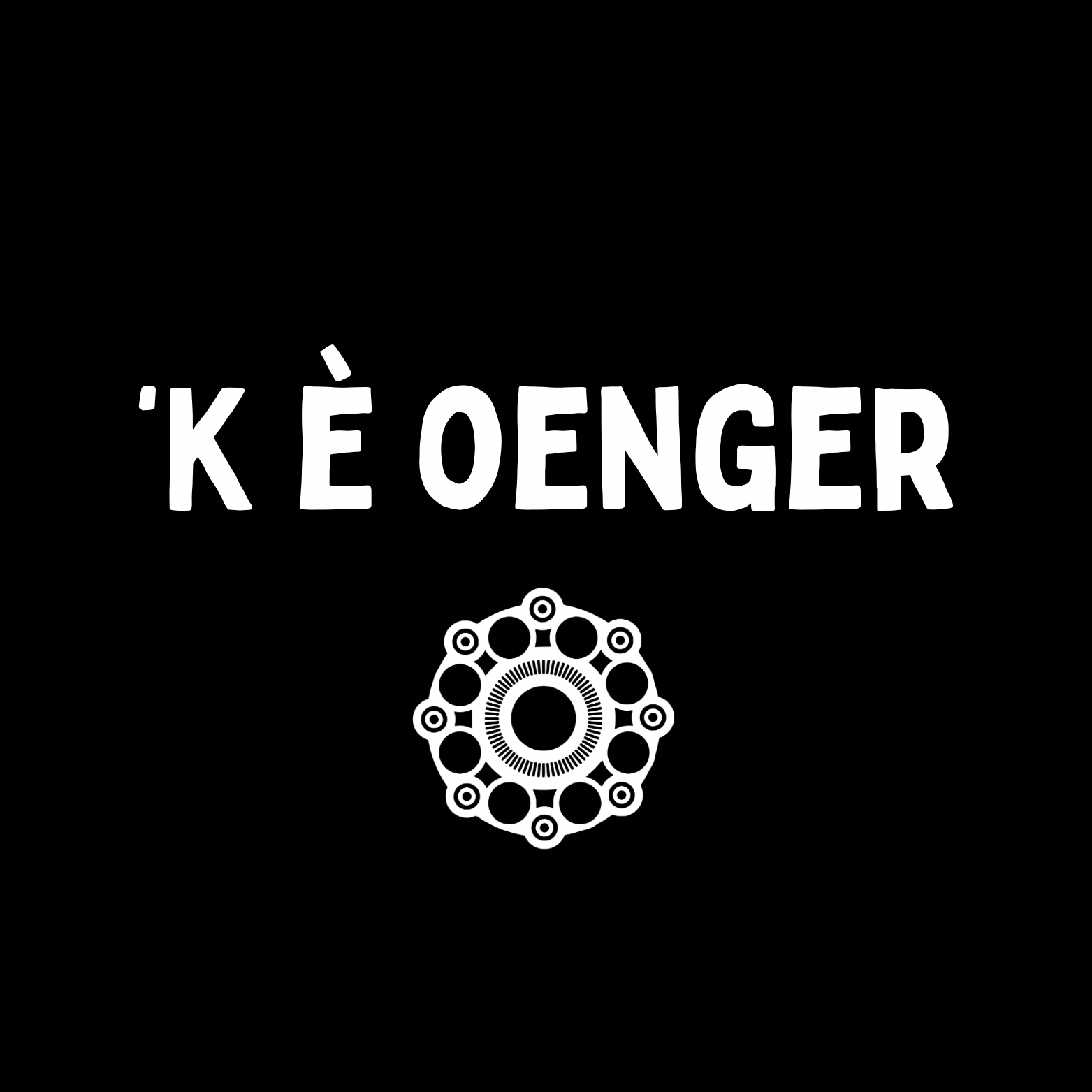 80.  'K 'E Oenger'' Zwart/Wit