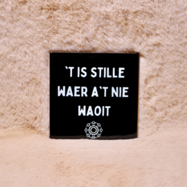 71. "T Is Stille'' Zwart/Wit
