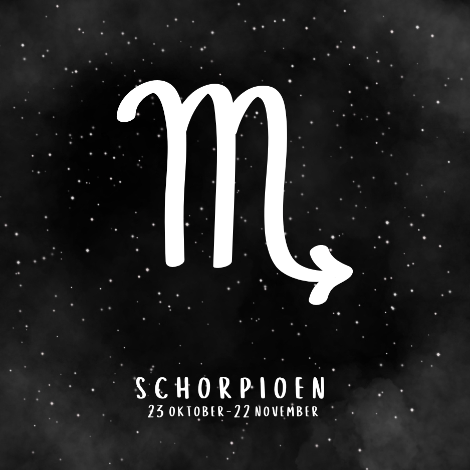 86. ''Schorpioen'' Zwart/Wit