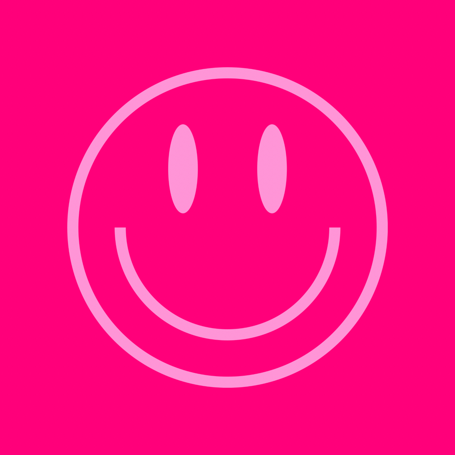 60. Mr. Smiley Fuchia/Roze