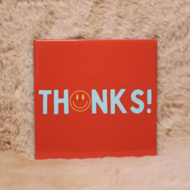44. ''Thanks'' Rood/Blauw