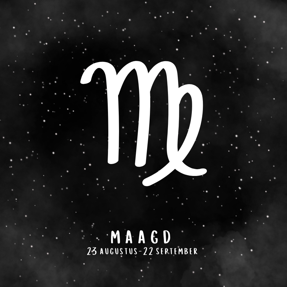 95. ''Maagd'' Zwart/Wit