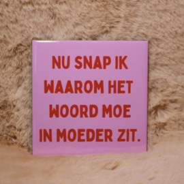 51. ''Nu Snap Ik'' Roze/Rood