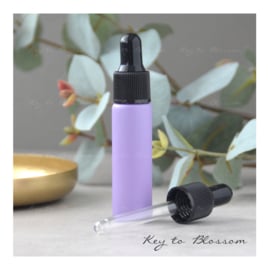 Glass Dropper Bottle (10ml) - Light Purple/Lilac Matte