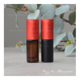 Roll-On Flasche 5 ml - Brushed Rot (mehrere Optionen)