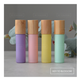 Pastel Roller Bottles 10ml - Set of 4 - Bamboo