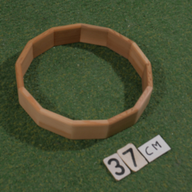 Red Cedar wood drum frame (13-sided) 6.5 cm height