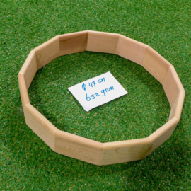 Red Cedar wood drum frame (13-sided) 8 cm height