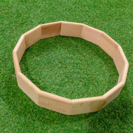 Red Cedar wood drum frame (13-sided) 8 cm height