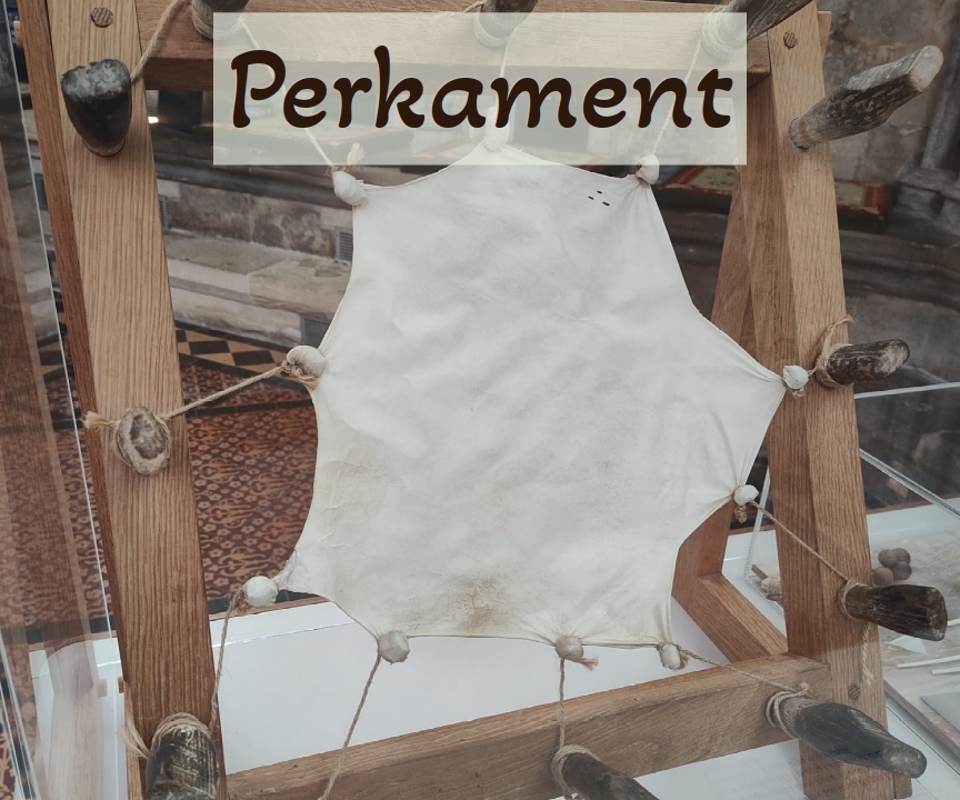 klik door naar perkament - magna carta - geit