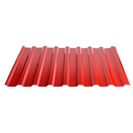 Modern steel roof sheet - Red