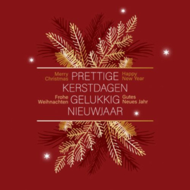 25 Kerstkaarten | Sfeervolle kersttakken in stijlvolle kleuren