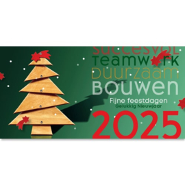 25 Kerstkaarten | 2025 Bouwen in teamwork