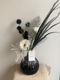 Moderne zwart - witte vaas