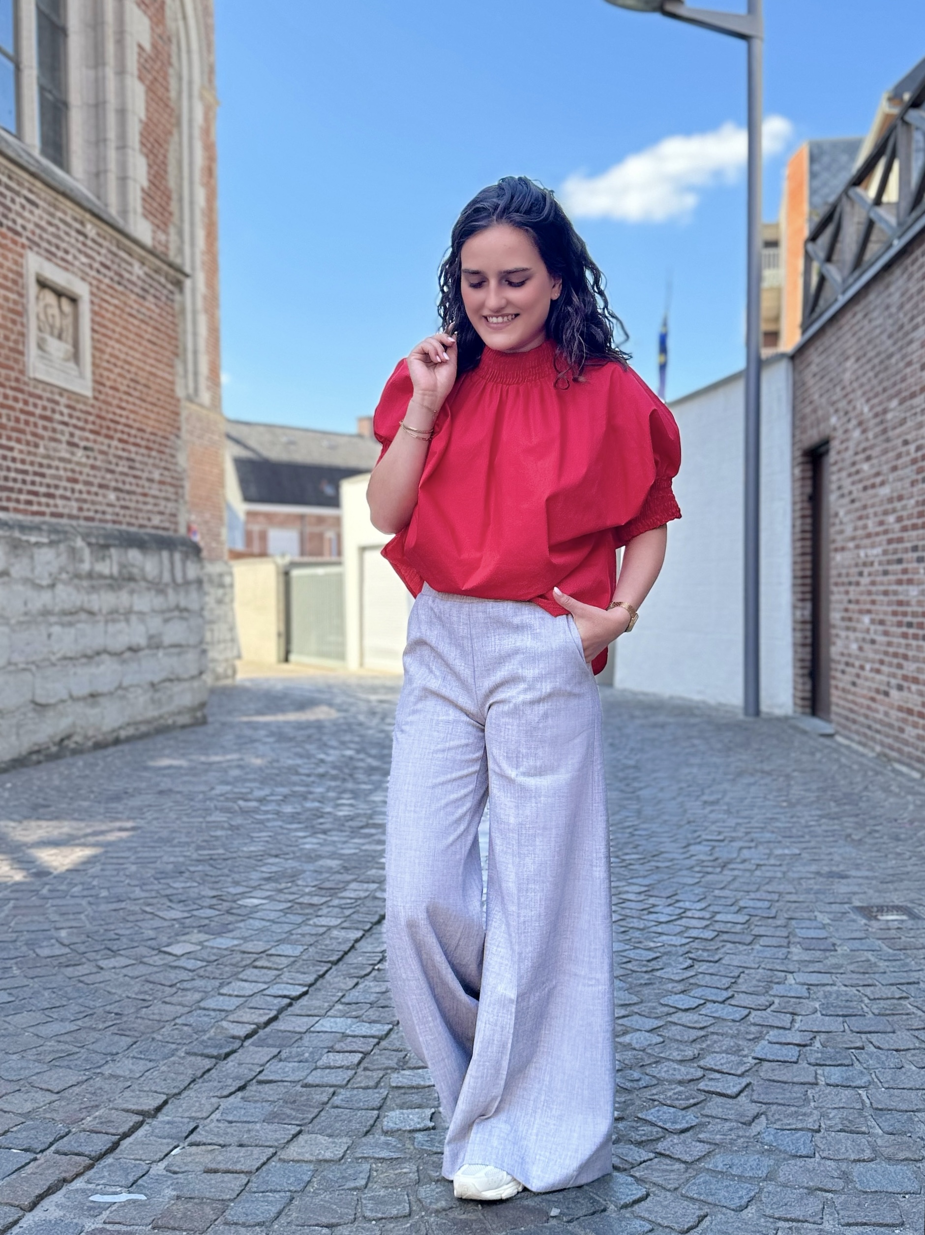 Blouse LULA rood
