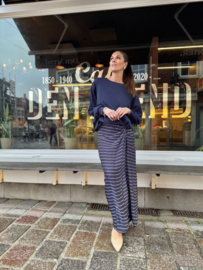 Magalie marine sweater / uitverkocht