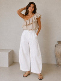 Bibi barrel trousers wit