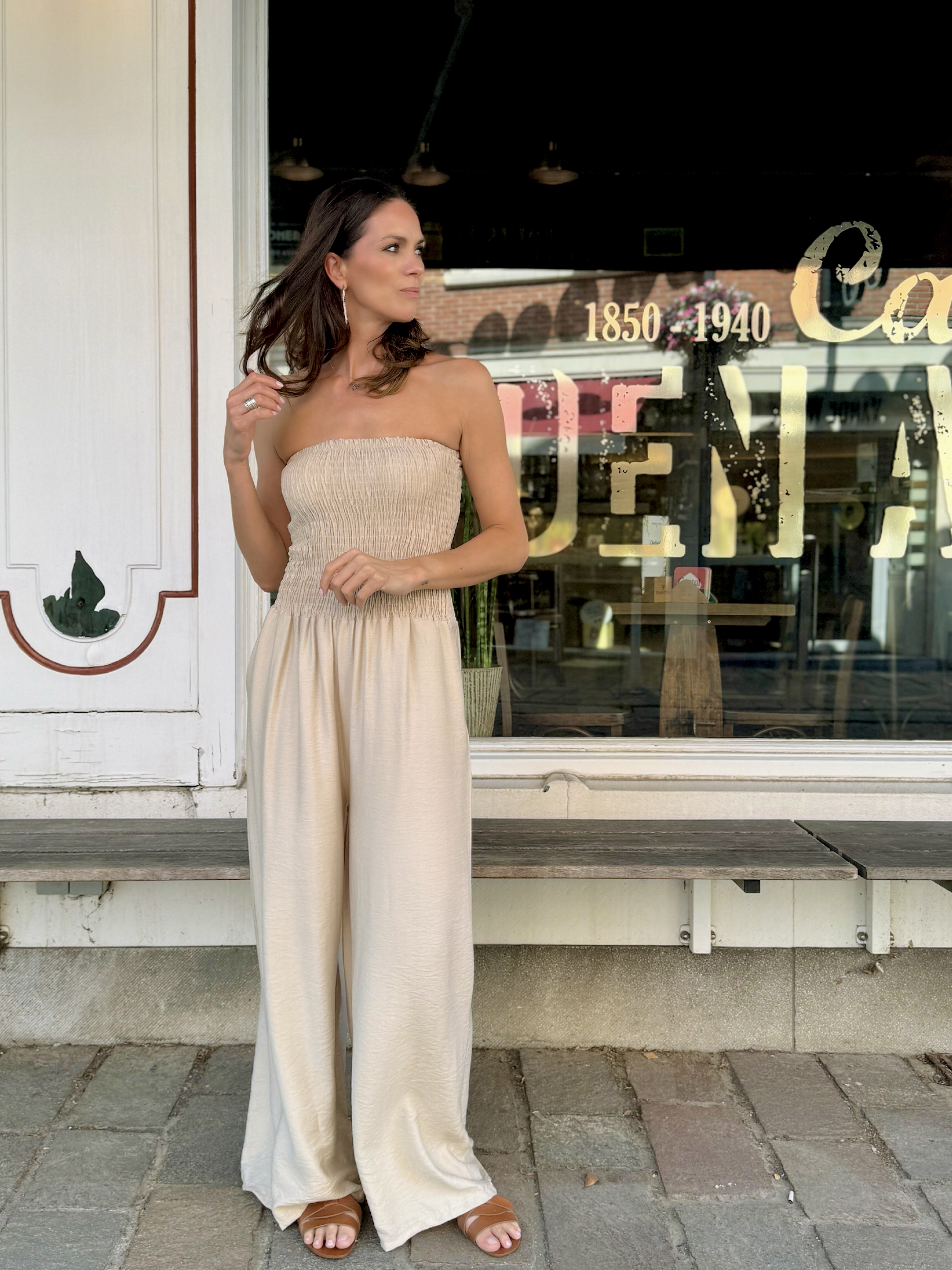 Medara beige jumpsuit / uitverkocht